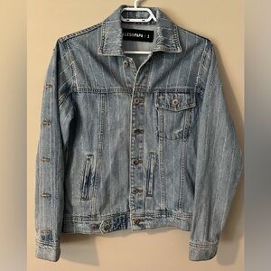 Filles À Papa Embellished Women’s Small Trucker Style Jean Jacket